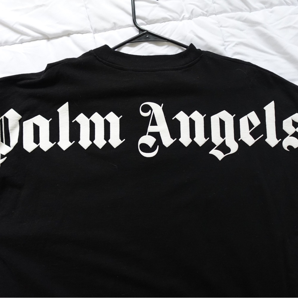 Palm Angels Black Oversized Unisex T-shirt